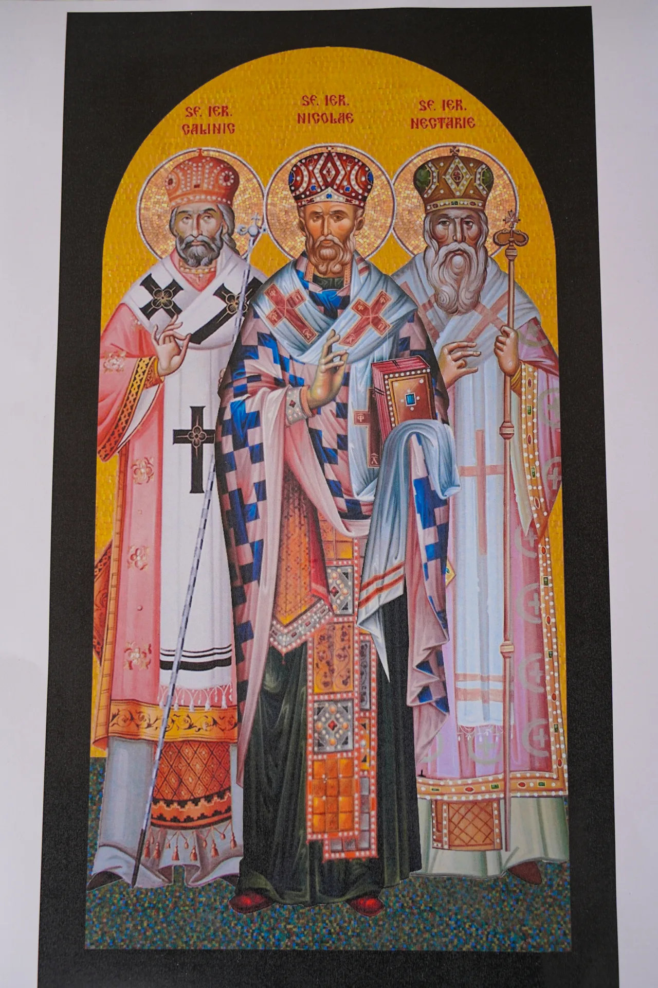 Sfinții ierarhi Calist, Nicolae și Nectarie